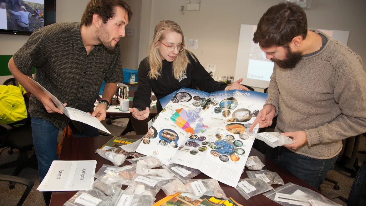 Apprentissage des ressources offertes par Une mine de renseignements.