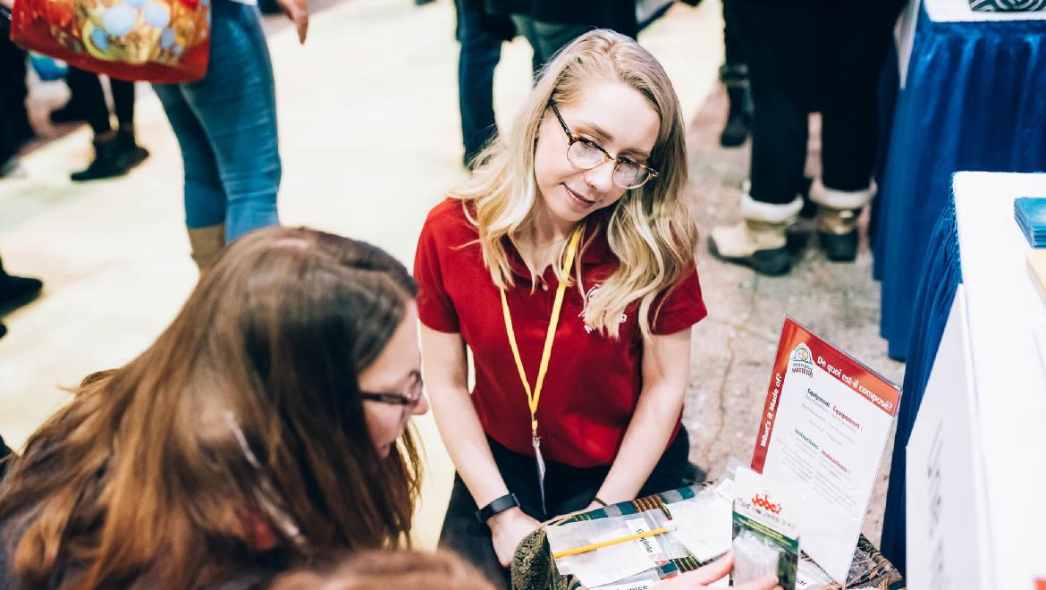 Mining Matters at an outreach event.