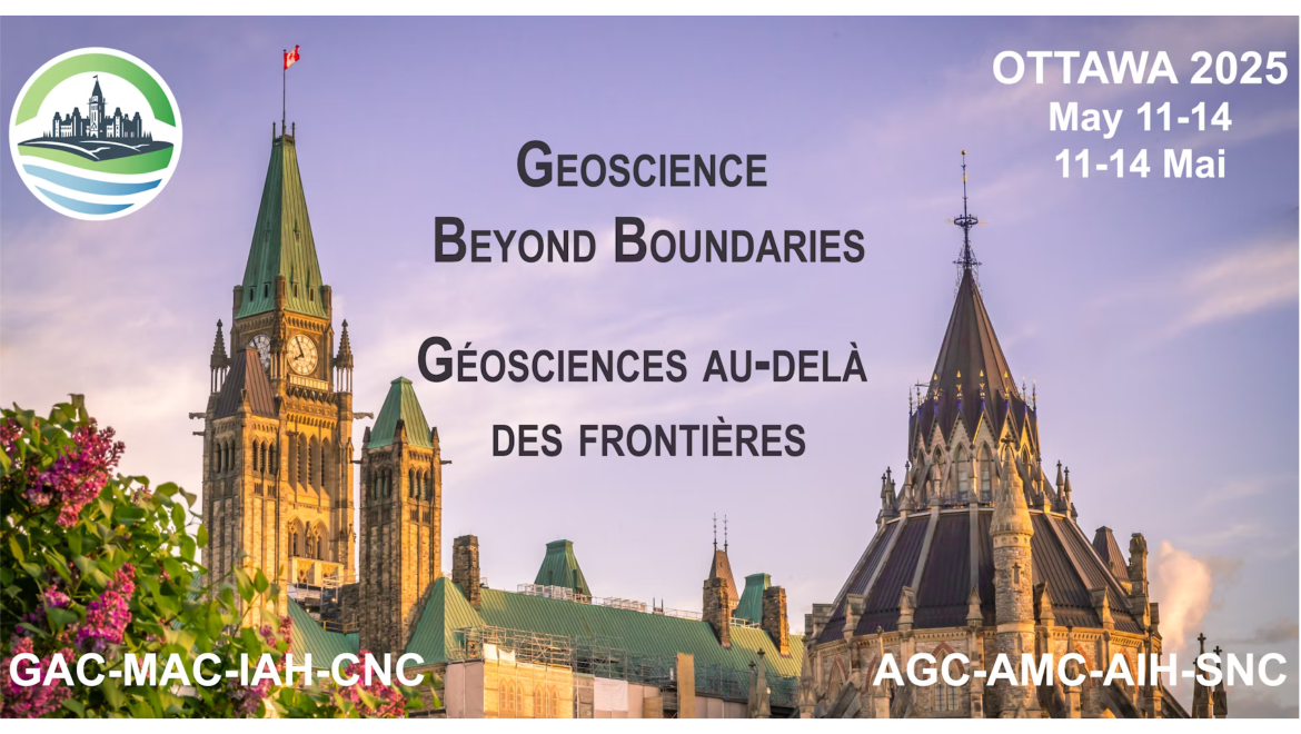 Welcome to GAC-MAC-IAH-CNC 2025 ! We look forward to hosting GAC-MAC-IAH-CNC 2025 at the University of Ottawa (Desmarais Hall) in Ontario. You can expect an exciting scientific program including field trips, workshops, short courses, and technical sessions./Bienvenue à l'AGC-AMC-AIH-SNC 2025 ! Nous sommes ravis d'accueillir AGC-AMC-AIH-SNC 2025 à l'Université d'Ottawa (Pavillon Desmarais), en Ontario. Vous pouvez vous attendre à un programme scientifique exaltant comprenant des excursions géologiques, des