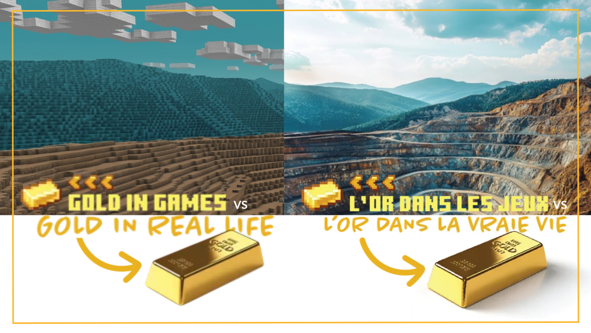 Gold in Games vs. Gold in Real Life l'or dans leas jeux vs l'or dans la vraie vie