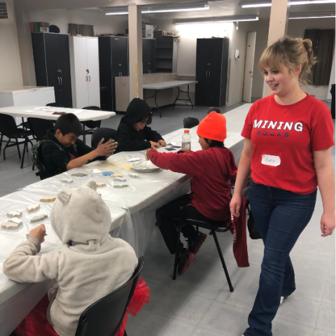 Community night event in 2023 at the Lynn Lake Friendship Centre.