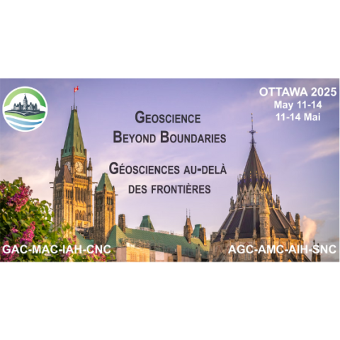 Bienvenue à l'AGC-AMC-AIH-SNC 2025 ! Nous sommes ravis d'accueillir AGC-AMC-AIH-SNC 2025 à l'Université d'Ottawa (Pavillon Desmarais), en Ontario. Vous pouvez vous attendre à un programme scientifique exaltant comprenant des excursions géologiques, des ateliers, des cours intensifs et des sessions techniques.