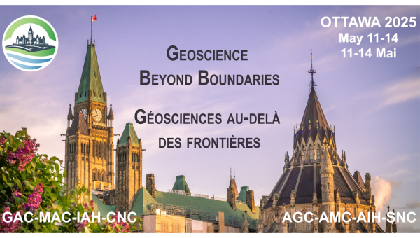 Welcome to GAC-MAC-IAH-CNC 2025 !  We look forward to hosting GAC-MAC-IAH-CNC 2025 at the University of Ottawa (Desmarais Hall) in Ontario. You can expect an exciting scientific program including field trips, workshops, short courses, and technical sessions./Bienvenue à l'AGC-AMC-AIH-SNC 2025 ! Nous sommes ravis d'accueillir AGC-AMC-AIH-SNC 2025 à l'Université d'Ottawa (Pavillon Desmarais), en Ontario. Vous pouvez vous attendre à un programme scientifique exaltant comprenant des excursions géologiques, des 