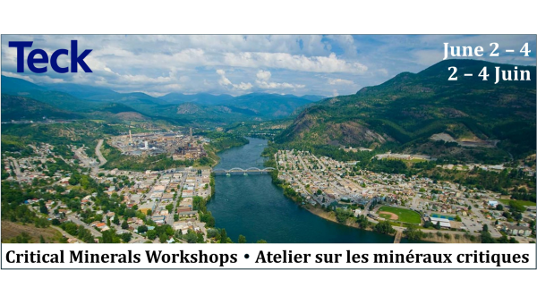 Critical Minerals programming in Trail, BC sponsored by Teck./Atelier sur les minéraux critiques à Trail, en Colombie-Britannique, sponsorisée par Teck.
